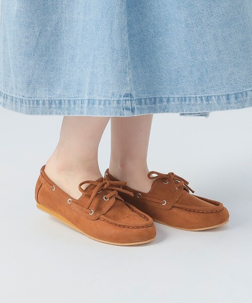 BEAMS HEART（ビームスハート）の「デッキモカシン（22.5～24.5cm）（モカシン/デッキシューズ・レディース・グレー/ブラック/ブラウン・MEDIUM/LARGE/SMALL）」の3枚目の写真