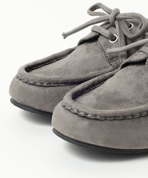 BEAMS HEART（ビームスハート）の「デッキモカシン（22.5～24.5cm）（モカシン/デッキシューズ・レディース・グレー/ブラック/ブラウン・MEDIUM/LARGE/SMALL）」の10枚目の写真