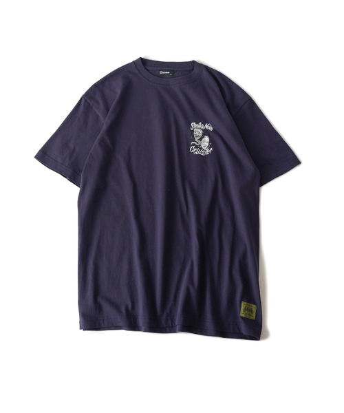 Subciety（サブサエティ）の「Noh-mask two face tee（Tシャツ/カットソー・メンズ・ネイビー/ホワイト/レッド/ブラック/チャコール・SMALL/MEDIUM/LARGE/X-LARGE/XX-LARGE）」の13枚目の写真