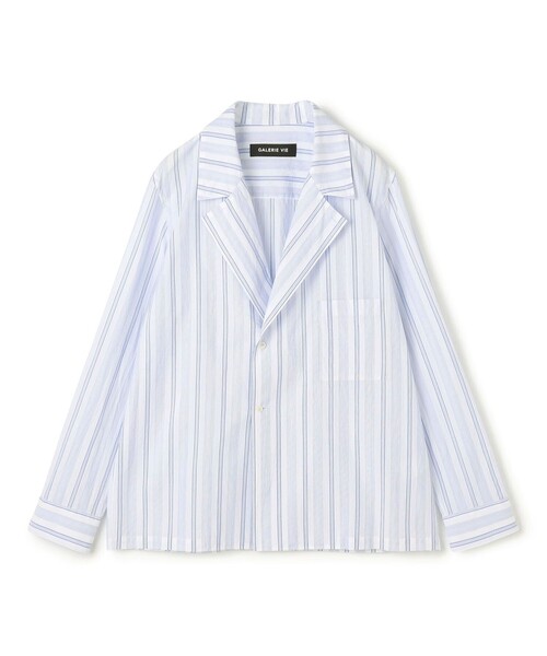 セール】コットン シャツジャケット（テーラードジャケット）｜GALERIE