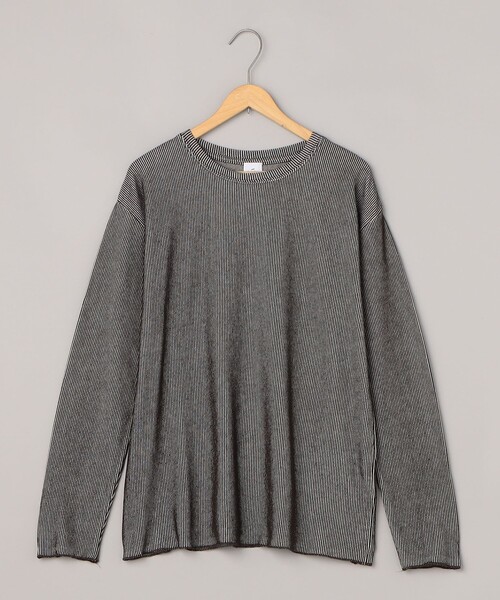 coen(コーエン)の「配色リブキャミソールセット(Tシャツ/カットソー・レディース・ナチュラル/ライトブルー/ブラック・M/L)」の10枚目の写真