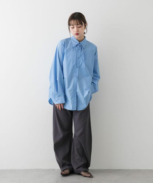 SENSE OF PLACE by URBAN RESEARCH(センスオブプレイスバイアーバンリサーチ)の「ポンチカーブパンツ(その他パンツ・レディース・ブラック/チャコールグレー/アイボリー・SMALL/MEDIUM)」の13枚目の写真