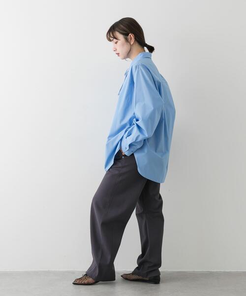 SENSE OF PLACE by URBAN RESEARCH(センスオブプレイスバイアーバンリサーチ)の「ポンチカーブパンツ(その他パンツ・レディース・ブラック/チャコールグレー/アイボリー・SMALL/MEDIUM)」の10枚目の写真