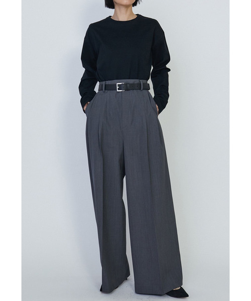 1er Arrondissement（プルミエアロンディスモン）の「バックプリントロングTシャツ（Tシャツ/カットソー・レディース・ブラック系その他3/オフホワイト・FREE）」の16枚目の写真