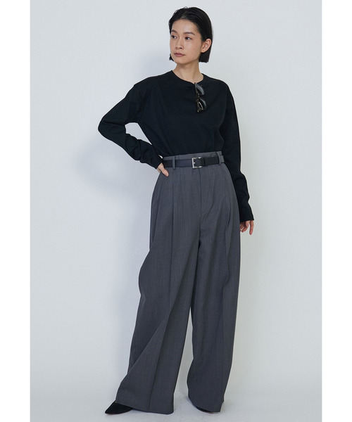 1er Arrondissement（プルミエアロンディスモン）の「バックプリントロングTシャツ（Tシャツ/カットソー・レディース・ブラック系その他3/オフホワイト・FREE）」の18枚目の写真