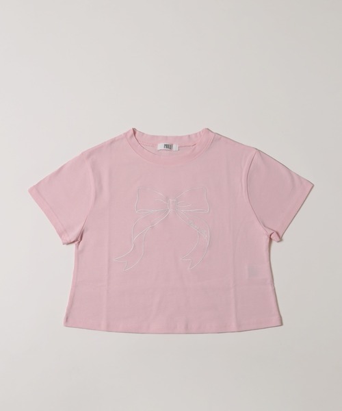 PHILLY(フィリー)の「【プチプラ\2199★】ビッグリボン刺繍Tシャツ(Tシャツ/カットソー・レディース・ブラック/ホワイト/ピンク・FREE)」の17枚目の写真