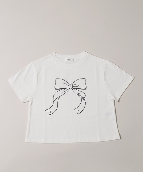 PHILLY(フィリー)の「【プチプラ\2199★】ビッグリボン刺繍Tシャツ(Tシャツ/カットソー・レディース・ブラック/ホワイト/ピンク・FREE)」の16枚目の写真