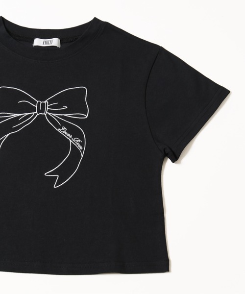 JILTU ribbon tee ジルチュリボンTシャツ ブラック 2-3_f4040ed9-6268-45df-80e1-