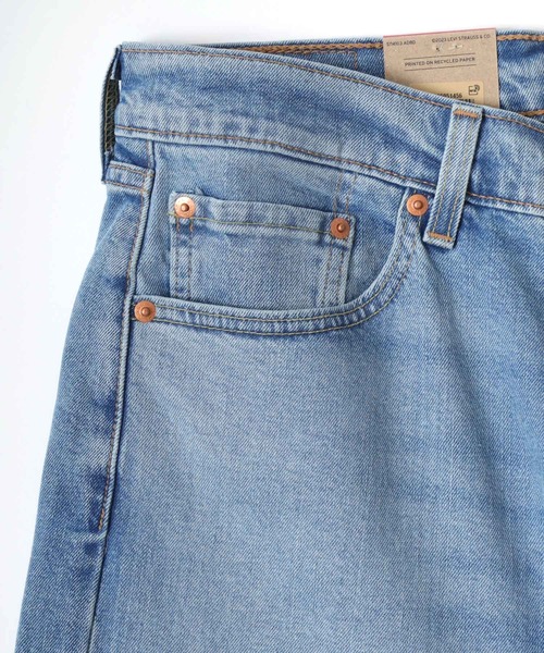 Levi's（リーバイス）の「Levi's/リーバイス 505 REGULAR/レギュラーフィット ジーンズ/ヴィンテージウォッシュ レギュラーストレート ストレッチ デニムパンツ（デニムパンツ・メンズ・ダークインディゴブルー/ライトインディゴブルー/サックスブルー/インディゴブルー・30inch/31inch/32inch/33inch/34inch/36inch）」の15枚目の写真