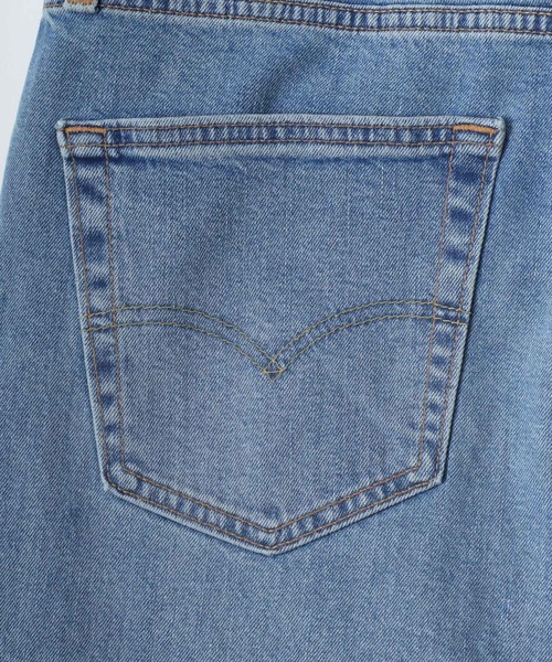 Levi's（リーバイス）の「Levi's/リーバイス 505 REGULAR/レギュラーフィット ジーンズ/ヴィンテージウォッシュ レギュラーストレート ストレッチ デニムパンツ（デニムパンツ・メンズ・ダークインディゴブルー/ライトインディゴブルー/サックスブルー/インディゴブルー・30inch/31inch/32inch/33inch/34inch/36inch）」の11枚目の写真