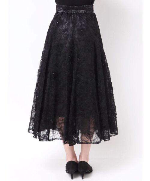 dazzlin(ダズリン)の「スパンコールチュールスカート(スカート・レディース・グレー/ブラック/アイボリー・SMALL/MEDIUM)」の15枚目の写真