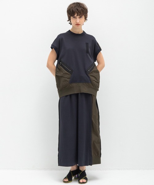 ミリタリーカットソーワンピース（ワンピース）｜AULA AILA