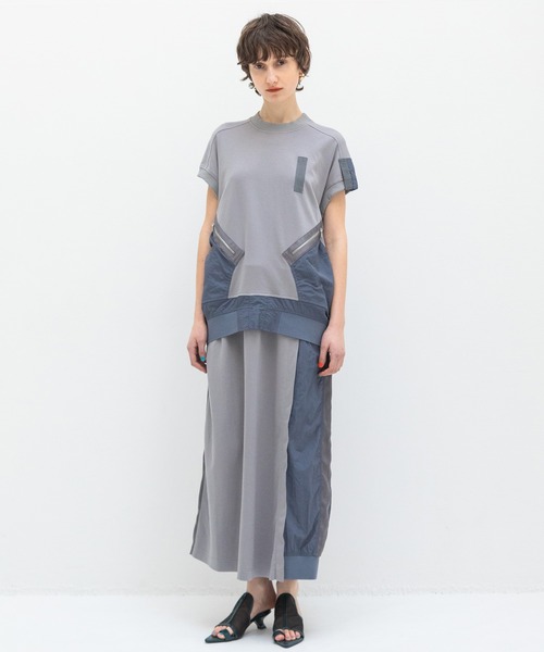 ミリタリーカットソーワンピース（ワンピース）｜AULA AILA