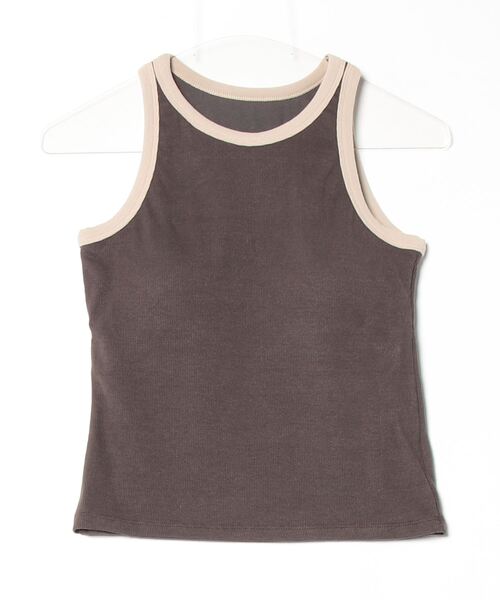 CREOLME】新品タグ付き タンクトップ アシメ バイカラー