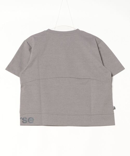 CONVERSE（コンバース）の「コンバース  CNTR ロゴ ドライ S/S Tシャツ（Tシャツ/カットソー・レディース・グレー/ホワイト/ネイビー・M/L）」の4枚目の写真