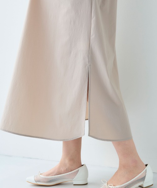 CROSS FUNCTION（クロスファンクション）の「《撥水 / UV》ハジクション バルーンスリーブワンピース【CF/クロスファンクション】（ワンピース・レディース・ライトベージュ/ブラック/グレー・L/M）」の20枚目の写真