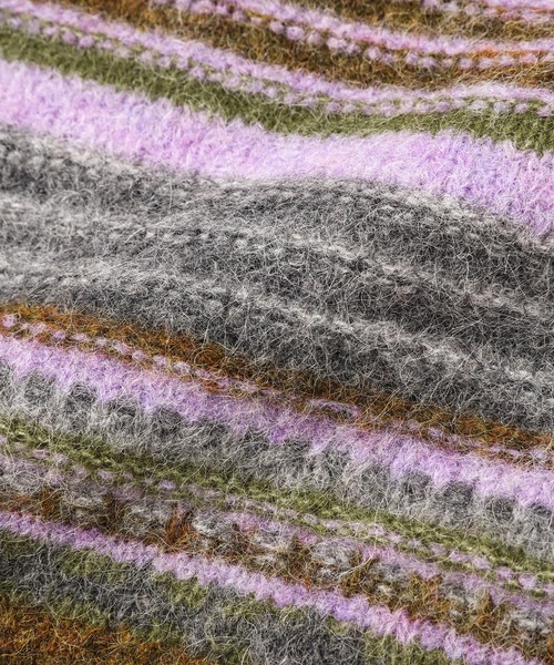 GANNI(ガニー)の「Soft Wool Stripe Vest(ベスト・レディース・オリーブ系・S/M)」の6枚目の写真