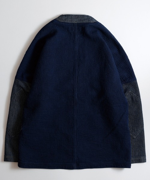 FDMTL（ファンダメンタル）の「FDMTL/ファンダメンタル/DIAMOND SHORT CARDIGAN RINSE（カーディガン/ボレロ・メンズ・インディゴブルー・2/3/4）」の6枚目の写真