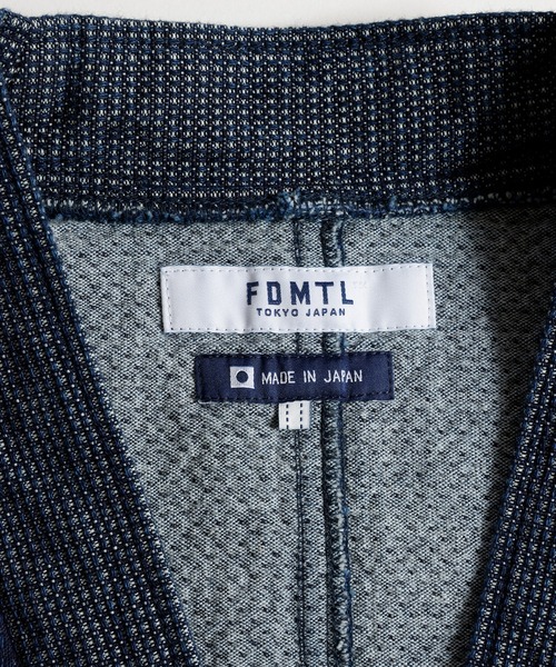 FDMTL（ファンダメンタル）の「FDMTL/ファンダメンタル/DIAMOND SHORT CARDIGAN RINSE（カーディガン/ボレロ・メンズ・インディゴブルー・2/3/4）」の7枚目の写真