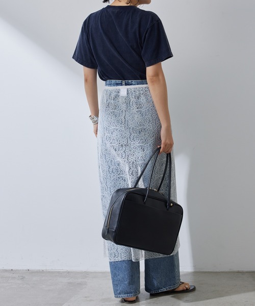 Whim Gazette（ウィムガゼット）の「ナンバリングTシャツ（Tシャツ/カットソー・レディース・ネイビー/オフホワイト/レッド・FREE）」の17枚目の写真