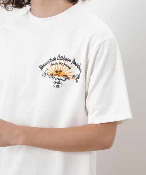 MANASTASH(マナスタッシュ)の「MANASTASH/マナスタッシュ/RE:POLY TEE TRAIL ATTACK(Tシャツ/カットソー・メンズ・ブラック/ホワイト/ブルー・XL/L/M/S)」の22枚目の写真
