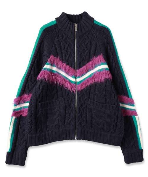 ALAN KNIT TRACK JACKET