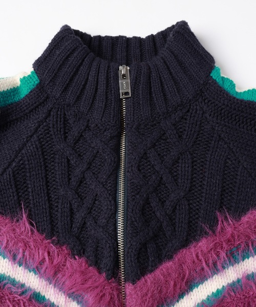 ALAN KNIT TRACK JACKET