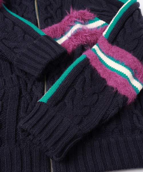 ALAN KNIT TRACK JACKET