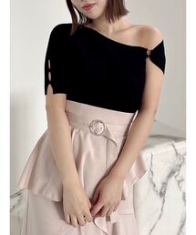 dazzlin | ワンショルリングリブニット(ニット/セーター)