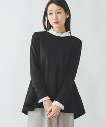 GLOBAL WORK | なめらかタッチテントライン長袖/289391(Tシャツ/カットソー)