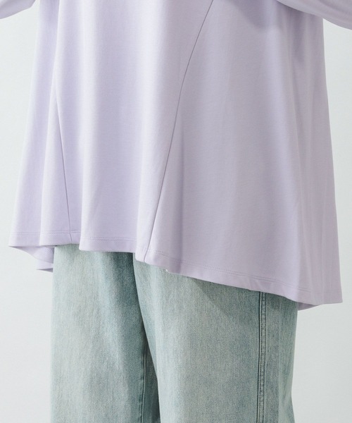 セール】なめらかタッチテントライン長袖/289391（Tシャツ/カットソー