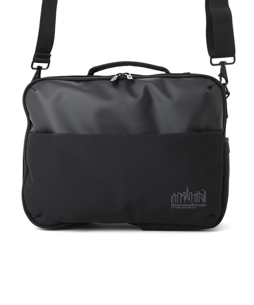 Manhattan Portage(マンハッタンポーテージ)の「Pacific Rockfeller Briefcase(ビジネスバッグ・メンズ・ブラック・MEDIUM)」の2枚目の写真