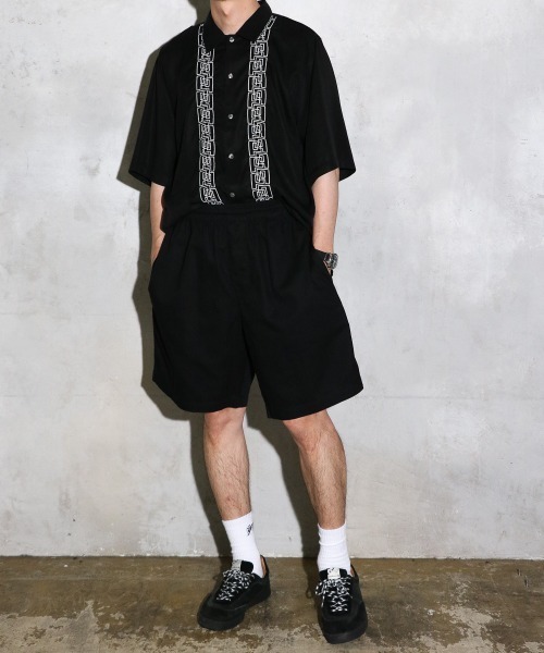 ボーリングシャツ　ボーラーシャツ セール】 カールスレーン刺繍ボーリングシャツ （シャツ
