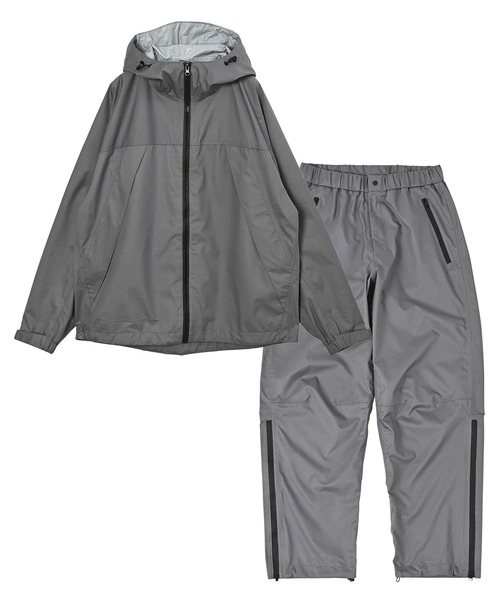 KiU(キウ)の「KiU/キウ RAIN SETUP(レインコート/ポンチョ・レディース・ライトグレー/ブラック/カーキ・LARGE/MEDIUM)」の1枚目の写真