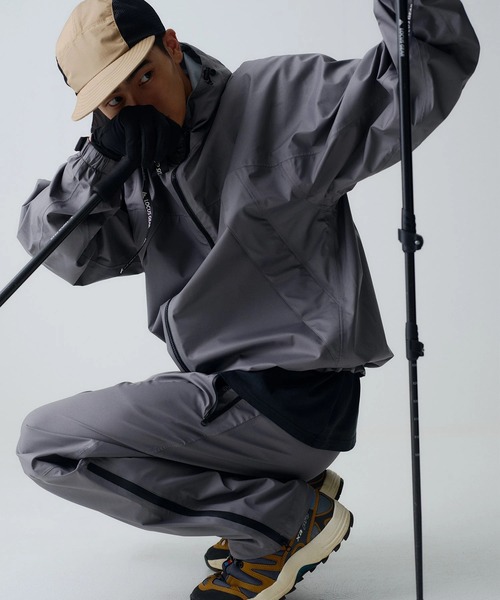 KiU(キウ)の「KiU/キウ RAIN SETUP(レインコート/ポンチョ・レディース・ライトグレー/ブラック/カーキ・LARGE/MEDIUM)」の7枚目の写真