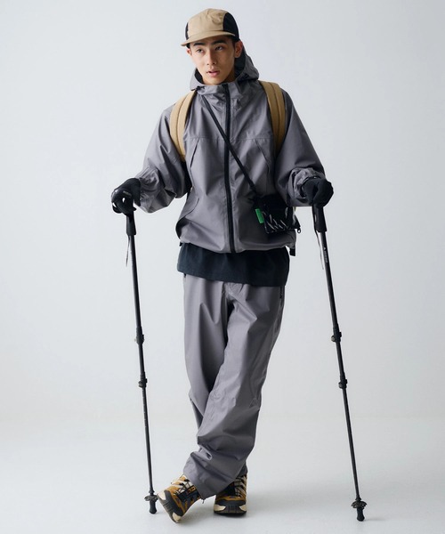 KiU(キウ)の「KiU/キウ RAIN SETUP(レインコート/ポンチョ・レディース・ライトグレー/ブラック/カーキ・LARGE/MEDIUM)」の10枚目の写真