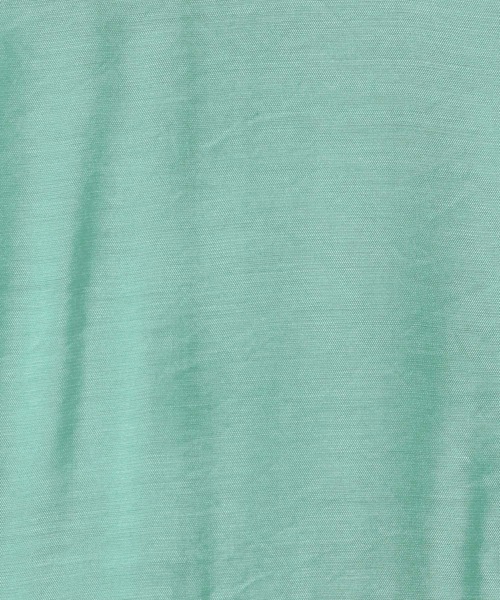 BAYFLOW（ベイフロー）の「[ショートとロングで選べる着丈]シアーワークシャツ（シャツ/ブラウス・レディース・ライトグリーン/チャコール/オレンジ/ラベンダー/イエロー/オフホワイト・SMALL/MEDIUM）」の9枚目の写真