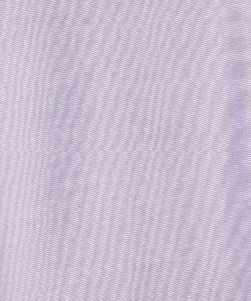 BAYFLOW（ベイフロー）の「[ショートとロングで選べる着丈]シアーワークシャツ（シャツ/ブラウス・レディース・ライトグリーン/チャコール/オレンジ/ラベンダー/イエロー/オフホワイト・SMALL/MEDIUM）」の8枚目の写真