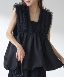 【ZOZO限定】チュールバルーンベスト