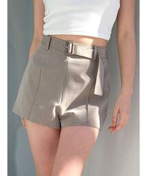 GYDA | ベルト付きハイウエストショートパンツ【SETUP着用可】(その他パンツ)