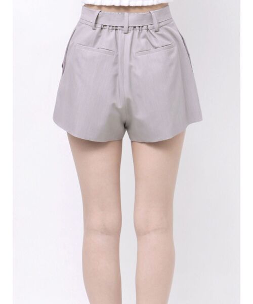 セール】ベルト付きハイウエストショートパンツ【SETUP着用可