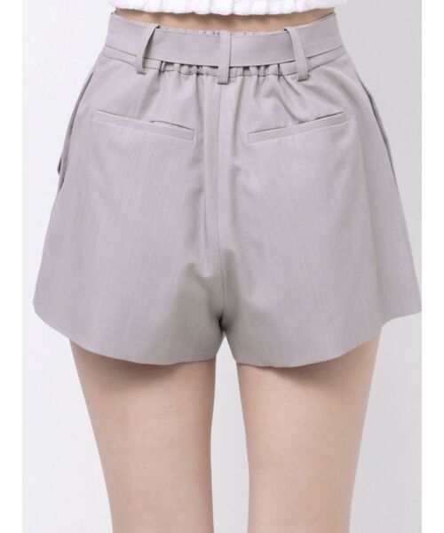 GYDA（ジェイダ）の「ベルト付きハイウエストショートパンツ