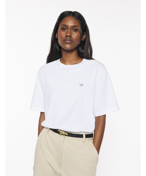 Maison Kitsune(メゾンキツネ)の「BABY FOX PATCH COMFORT TEE-SHIRT(Tシャツ/カットソー・レディース・ホワイト・XL/L/XS/XXS/M/S)」の4枚目の写真