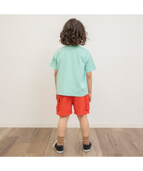 BREEZE(ブリーズ)の「【WEB限定/ジュニア対応】ナイロンアクティブカーゴハーフパンツ(カーゴパンツ・キッズ・ベージュ/ブラック/ロイヤルブルー/オレンジ/ブラウン/グリーン・90/120/130/140/100/150/110)」の8枚目の写真