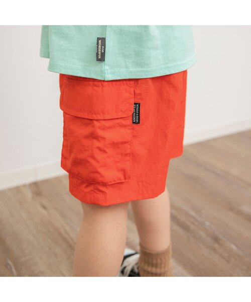 BREEZE(ブリーズ)の「【WEB限定/ジュニア対応】ナイロンアクティブカーゴハーフパンツ(カーゴパンツ・キッズ・ベージュ/ブラック/ロイヤルブルー/オレンジ/ブラウン/グリーン・90/120/130/140/100/150/110)」の9枚目の写真