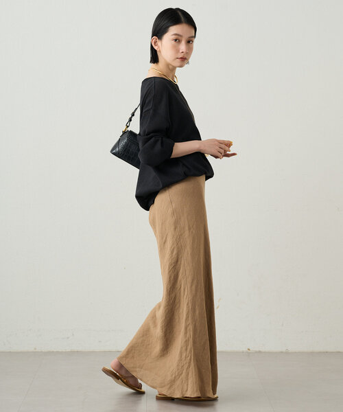 ラウンジドレス S リネンマーメイドスカート ロングスカート Loungedress スカート リネンマーメイドスカート : ZOZOTOWN