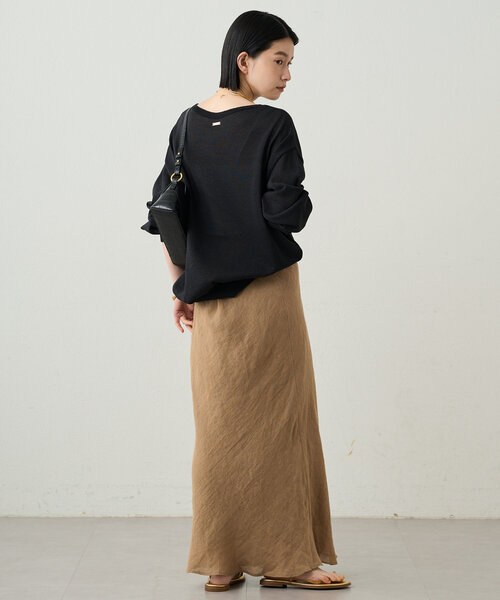 セール】リネンマーメイドスカート（スカート）｜LOUNGEDRESS