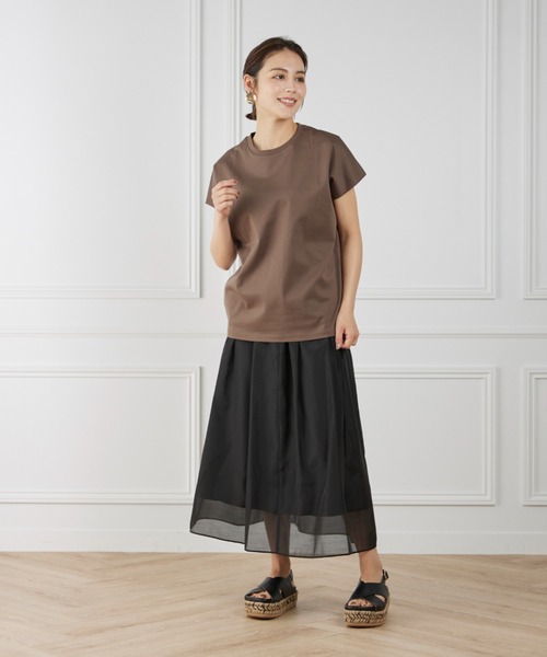 【WEB限定】フレンチスリーブカットソー