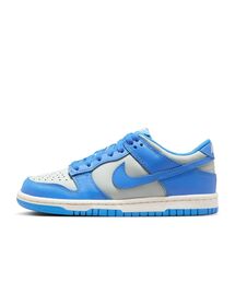 NIKE（ナイキ）の「ナイキ ダンク LOW ジュニアシューズ / Nike Dunk Low Big Kids' Shoes FB9109-004 Light Silver（スニーカー・キッズ）」