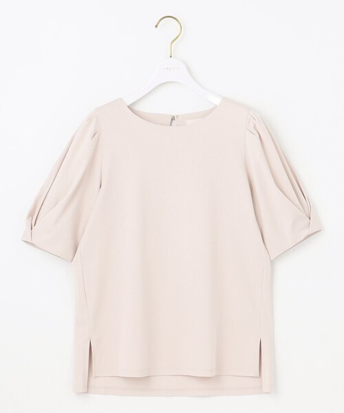 ANY SIS(エニィスィス)の「スーピマスムース 袖タック Tシャツ(Tシャツ/カットソー・レディース・ホワイト系9/ブラック系/グレー系9/アイボリー系/ダルブルー系/グリーン系/ライトイエロー系/レッド系・0)」の17枚目の写真
